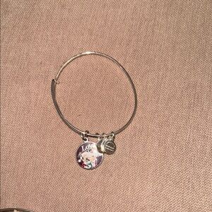 Alex and Ani Disney Christmas Silver Charm Bracelet